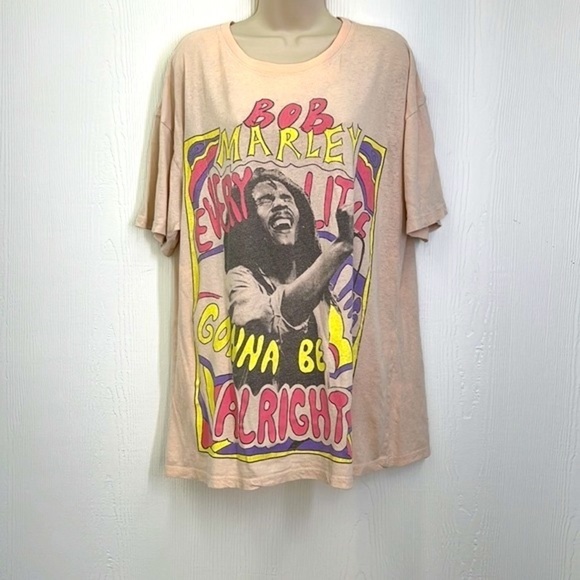 Zion - Bob Marley Every Little Thing Gonna Be Alright Oversized Graphic T S/M - Picture 2 of 10